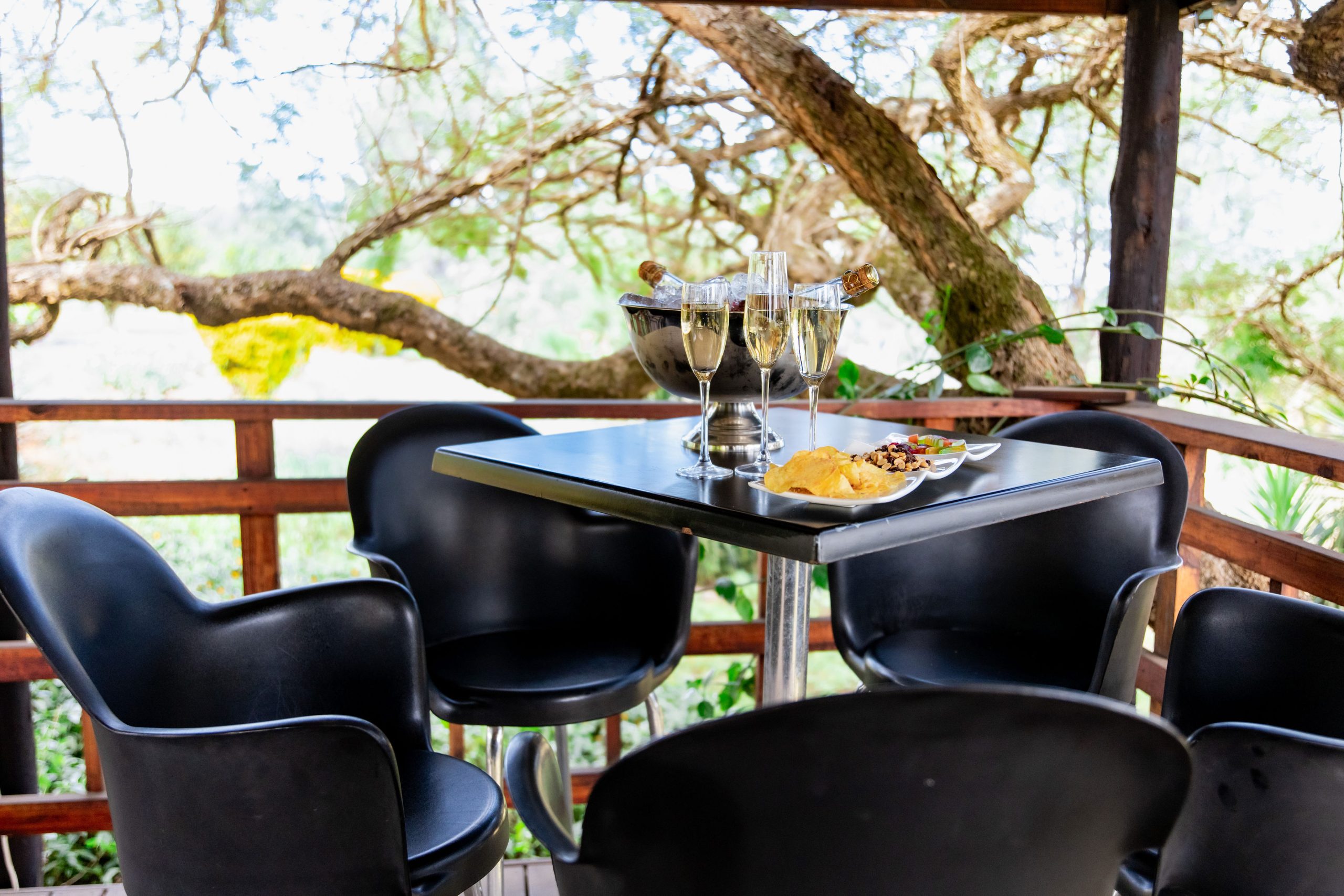 Outside dining
